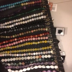 (A1) semi precious stone beads.